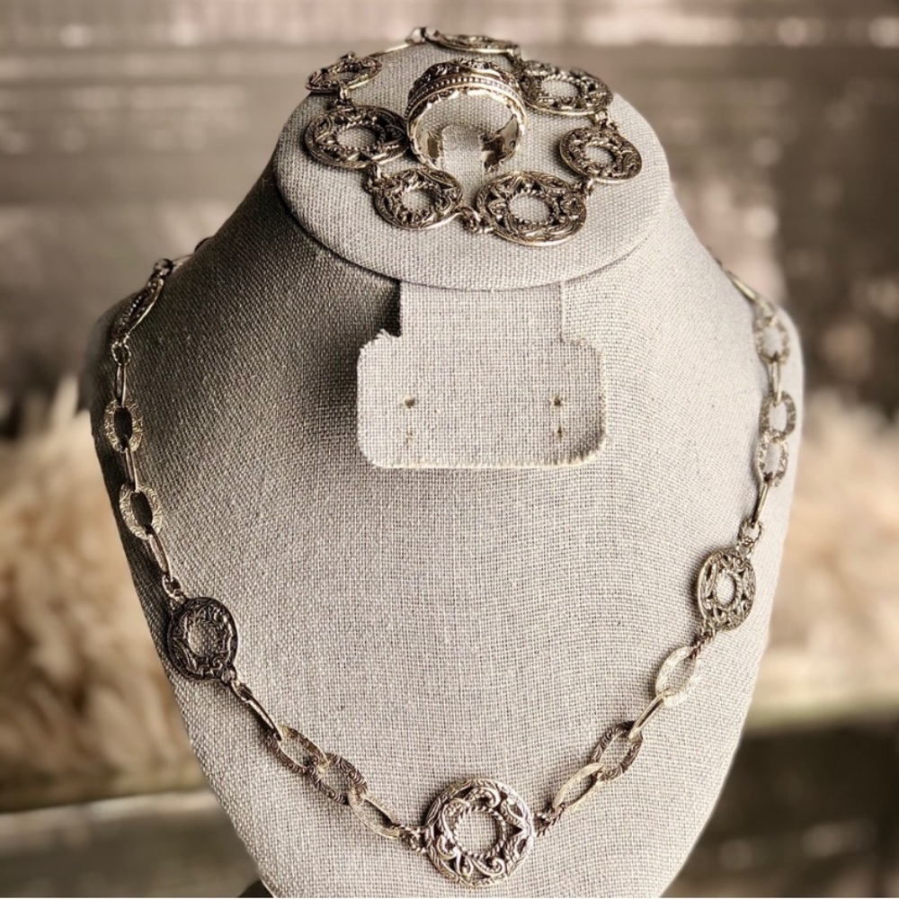Paz Creations Sterling Silver Set